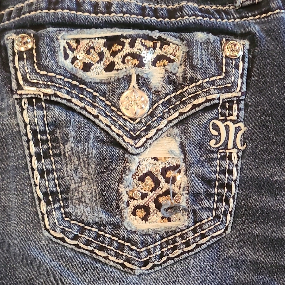 Miss Me Dark Blue Boot Cut Jeans - Picture 10 of 14